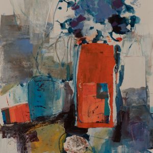 Orange vase